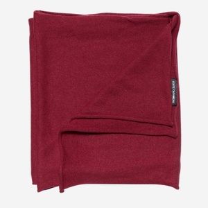 NWT State Cashmere Solid Color Scarf, Burgundy